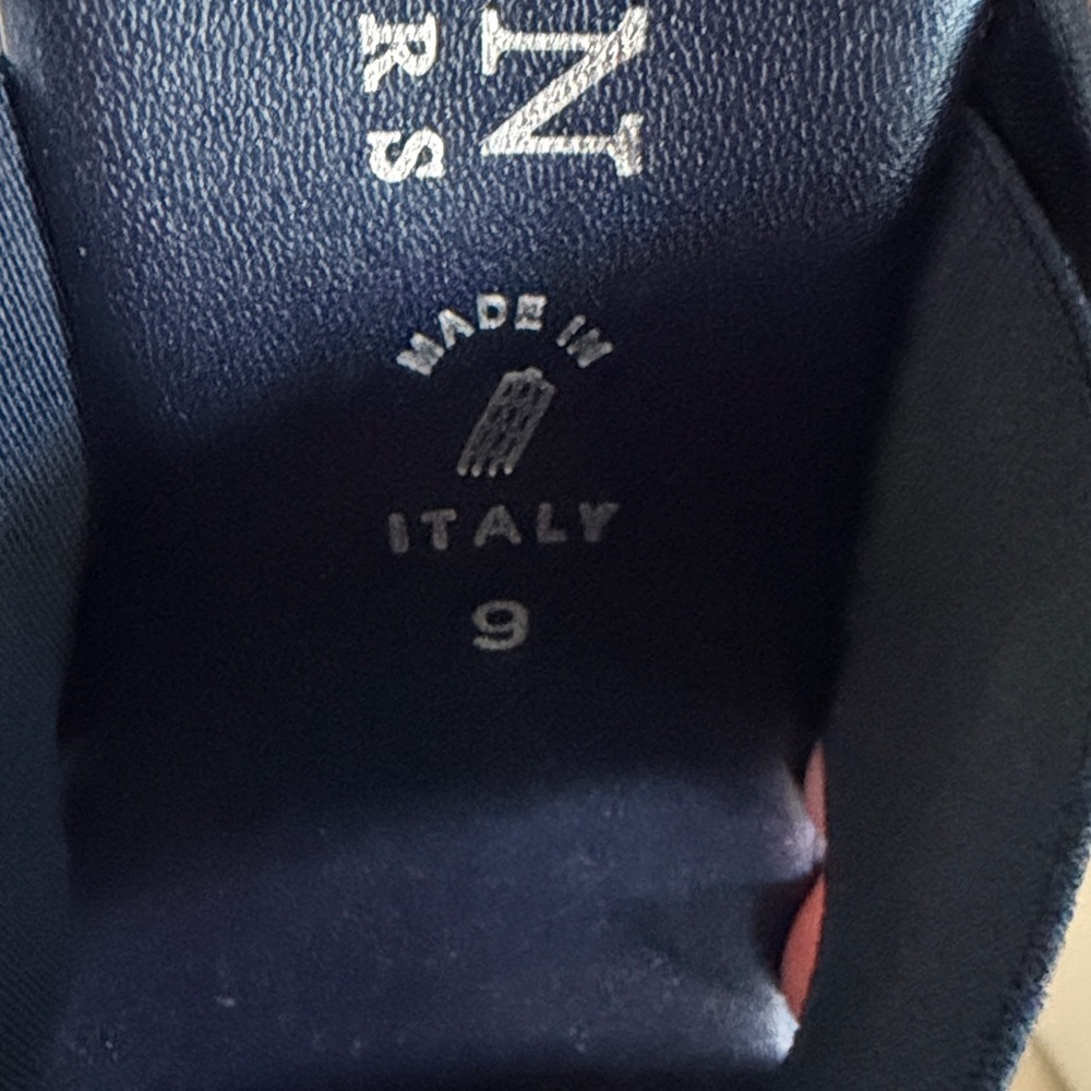 Italian Shoemakers Navy Blue Sandals with sparking strap - Picture 5 of 6